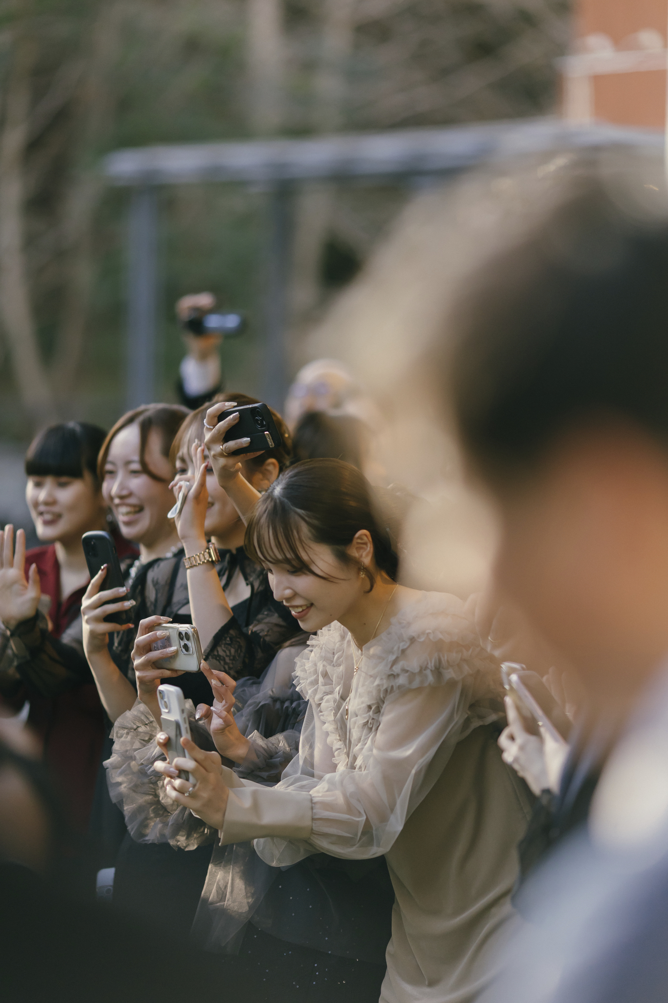 ボート入場 テラス 池