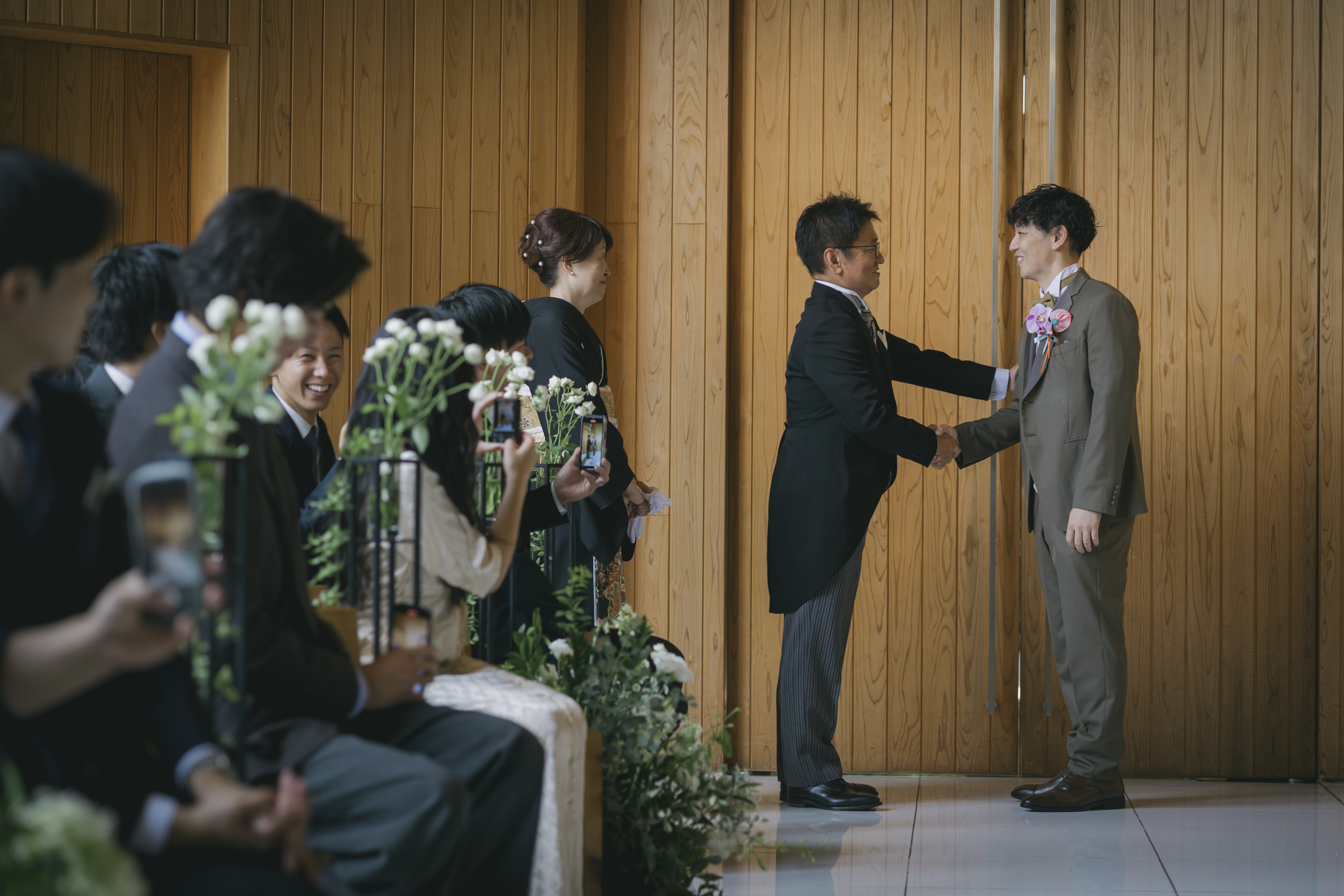 挙式　新郎入場