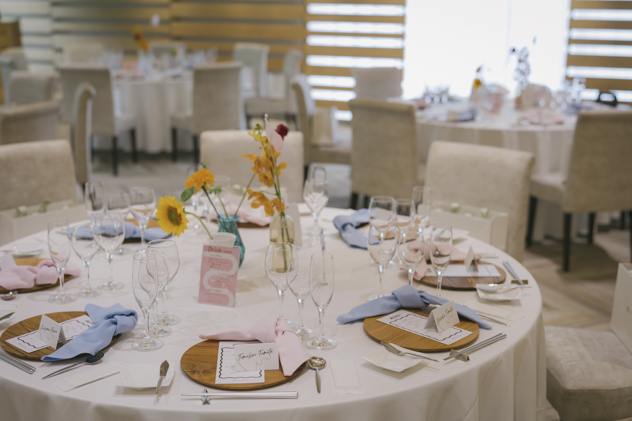 テーブルコーディネート　ペーパーアイテム