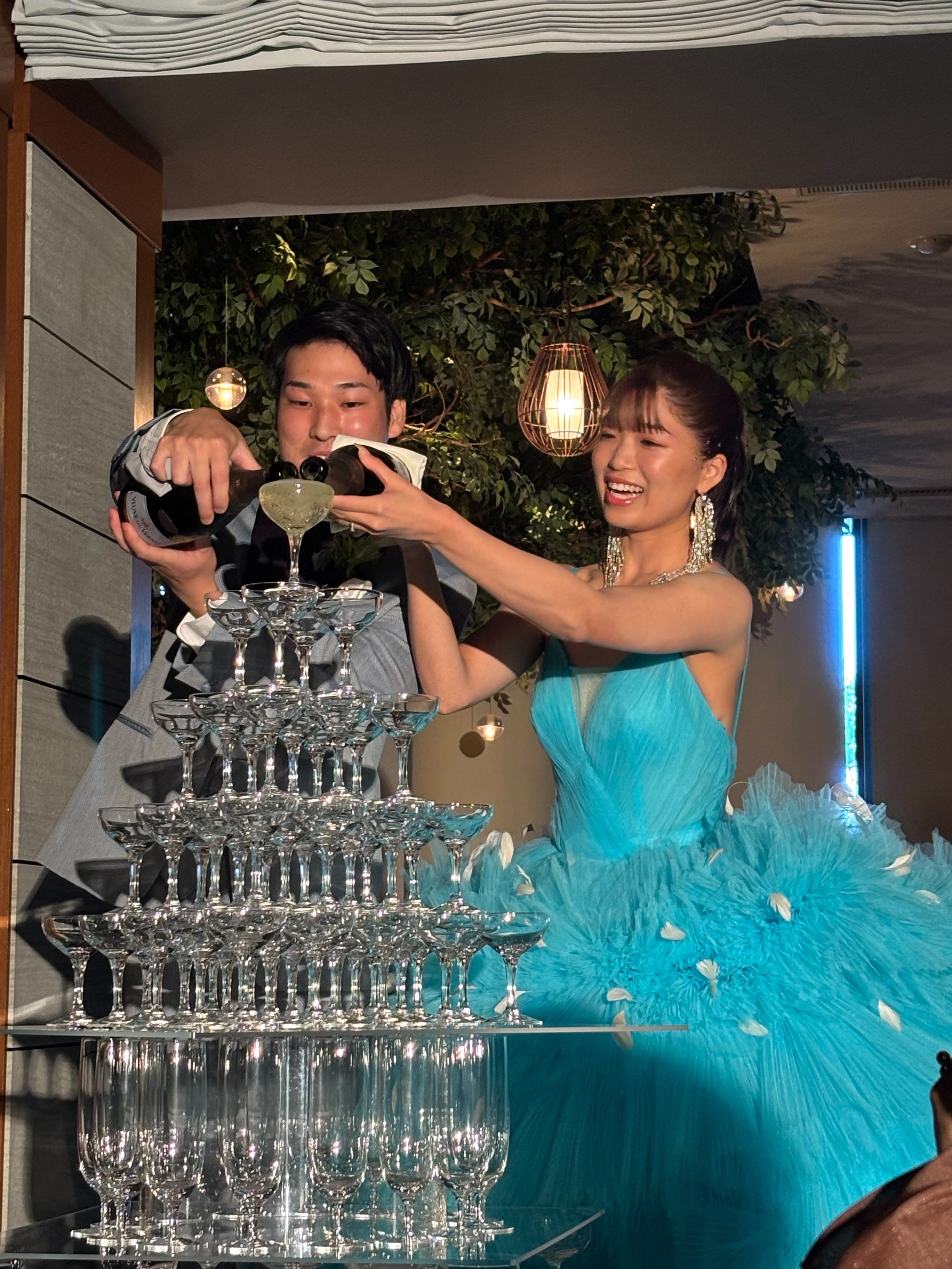 シャンパンタワー