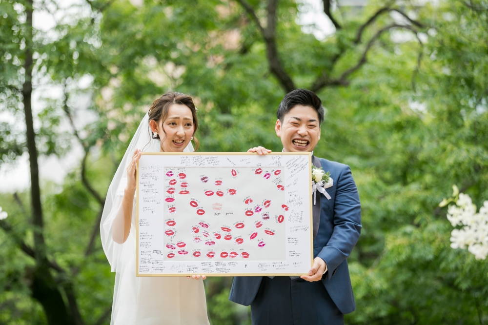 結婚証明書もキスマーク