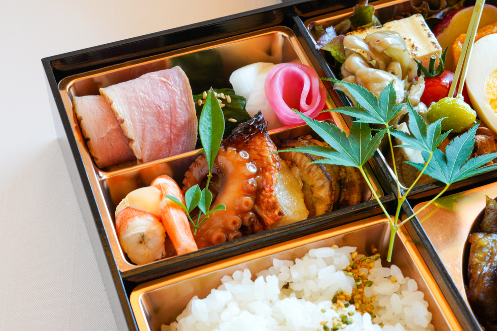 相楽園 秋の紅葉弁当