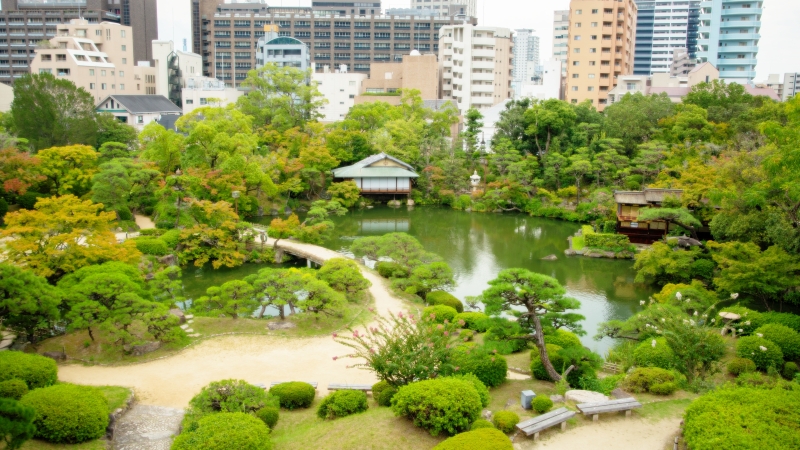 6000坪の日本庭園